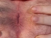 Winking my asshole , gape , gaped , anal training