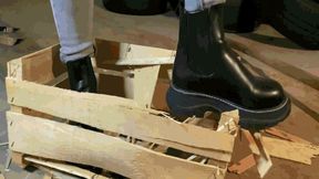 Jeanette destroys boxes WMV