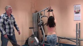 Yasmeena needs urgent bareback whipping in the gym