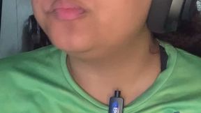 Eating 2 Burgers and a Sprite (Chewing mic)