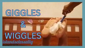 Tickling My Big Ebony Meaty Soles