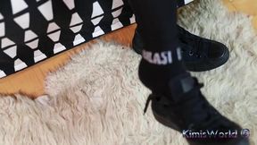 Dirty Sneaker Tease & Worn Fishnet Socks – Raw Foot Play