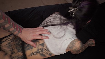 Petite Brunette Slut Gets Her Tiny Pussy Blown Out And Breeding Creampie!