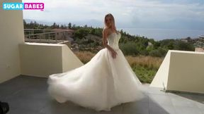 Unforgettable Wedding Celebration: Diana Gabrovska's Foursome Adventure in Stunning Bridal Style
