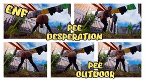 PEE DESPERATION - PEE OUTDOOR - ENF - BUTTCRACK