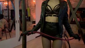 Breathtaking Leather Clad Tease - part I (HD version)