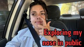 Exploring my nose in public
