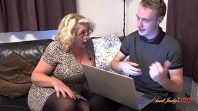 Granny Camilla Seduces The Computer Guy