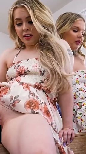 SisSwap - Hot Blondes Receive Interactive Lesson About The Wonders Between a Woman's Legs   Clip 1