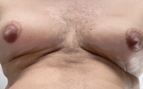 My big nipples growing when I play with my toys