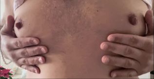 My big nipples growing when I play with my toys