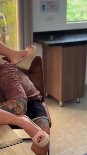 Beautiful wife of perfect body makes me cuckold with my best friend   Clip 1