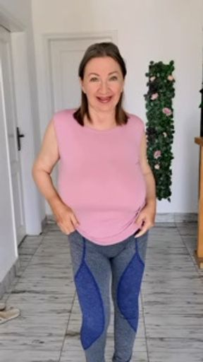 Sportive Granny Knows How Makes You Horny By Huge Tits