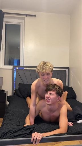 Bailey Fucks and Cums All Over Jake's Ass