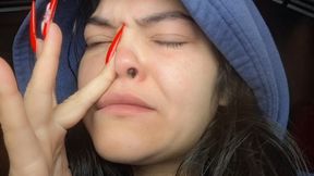 Jessie sniffs until she can't anymore