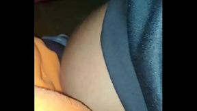Claps gf cheeks on playground outside