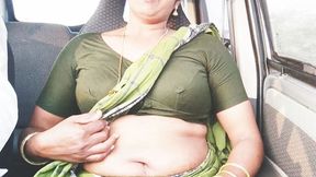 Blowjob on Long Drive: Saree-Sex Sizzle with Desperate Indian Maid and Naughty&#x1F608; Homeowner.