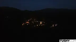 TUSHY Petite Beauty Sophie Weber Takes Two Massive Cocks In Passionate DP Threesome