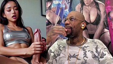 Delicious Petite Transgender Asian Teen Girl Jerking Off And Cumming By Herself, AI Generated
