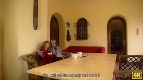 DADDY4K. Mature guy couldn't say no to Step daughters of his girlfriend