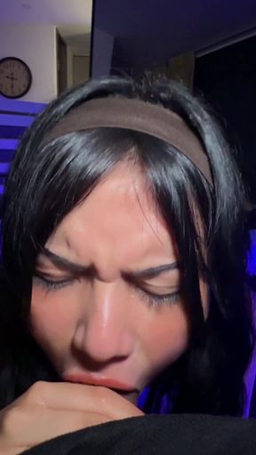 Spectacular moment from &quot;Cutetati just wanted to feel my cock in her throat again&quot;