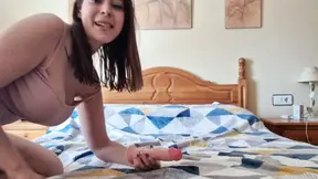 Hot blonde teen and Latina milf in sexy 18+ webcam sex