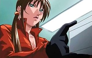 Shemale hentai assfucked in the toilet room