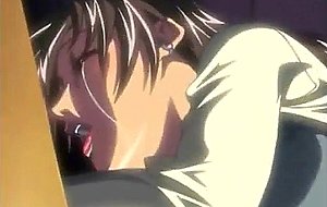 Shemale hentai assfucked in the toilet room