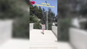 Surprise! Stripped and Fisted in the Park While Grinding My Hairy Pussy&#x1F32E;&#xFE0F;