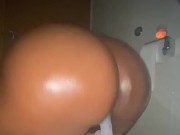 Quickie while step brother showers 😮