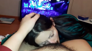 My girlfriend turned me on by dancing and licking my pussy - Lesbian_illusion