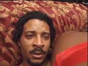 Sexy black milf on the big black penis