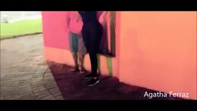 agatha ferraz - saiu com um fa de sao vicente e acabou mamando o pau dele gostoso ali na praia
