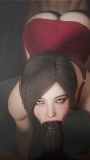Madruga3d Nympho Takes on Two Huge Black Cocks - Intense Double Penetration, Deep Anal & Throat