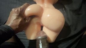 have fun with this thick mini sex doll.