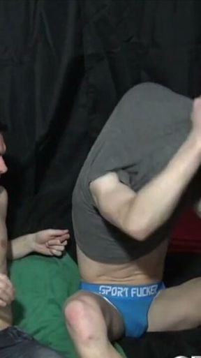 Hot Blond Twink Fucked Raw by Straight