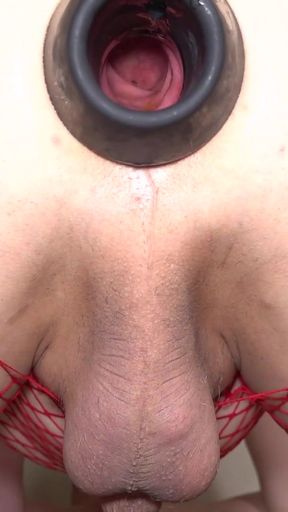Unforgettable moment from &quot;Inserting tunnel plug into anus and expand. #4&quot;
