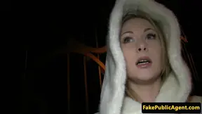 Pickedup Russian babe cocksucks till cum POV