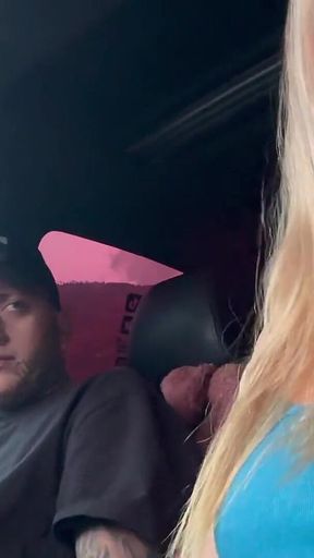Cop Puts Our Car on the Tow Truck and We End up Fucking Inside the Car