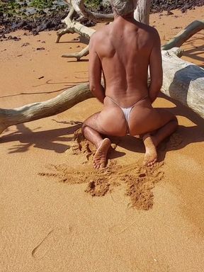 Ladysilva My Big Ass on the Beach