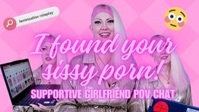 Supportive Girlfriend Finds Your Feminization Porn