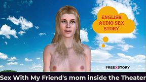 English Audio Sex Story - Sex With My Friend'_s mom inside the Theater