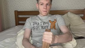 Three Days Abstinence Ends In Twink Bed Flooding