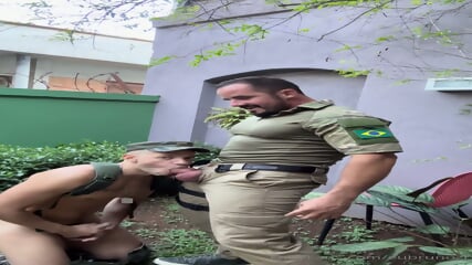 BrunoZL Sucking Hung Military Dad