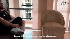 Lina Henao and Brian Evansx bang their unfaithful wife in front of their best friend
