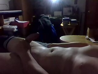 1 cumshot to win *my cock was very sensitive after this cumshot