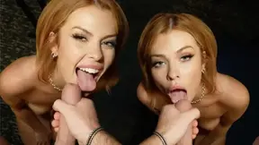 Redhead gets Covered & Filled with Huge Loads (over and Over) - Elly Clutch C...