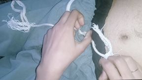 Young Girlfriend Feeling Shy with cute boyfriend Cumming deep in her wet