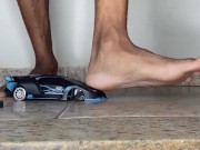 GIANT MAN CRUSHING TINY CARS / GIANT FETISH