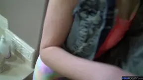 Foxy Rebel Rhyder Gives Hot Close-Up Blowjob Before Pussy Fuck